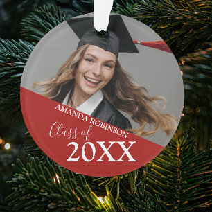 Graduation Class Of Photo Ornament