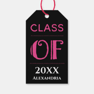Graduation Class Year Graduate Personalise Gift Tags