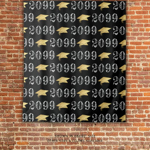 Graduation Class Year Pattern Your Colours Backdro Tapestry