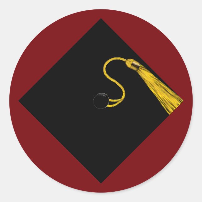 Graduation Classic Round Sticker (Front)