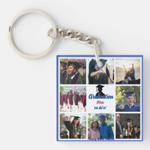 Graduation Collage Personalised Acrylic Keychain