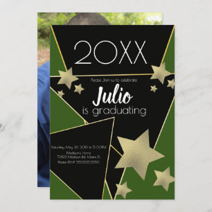 Graduation College Highschool Celebration Photo  I Invitation