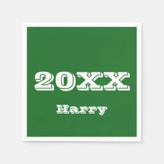 Graduation Commencement Personalised Napkins