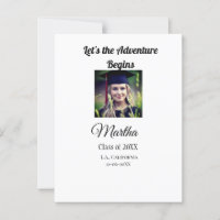 Graduation congrats add name photo city date class
