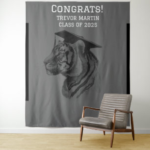 Graduation Congrats Backdrop Tapestry