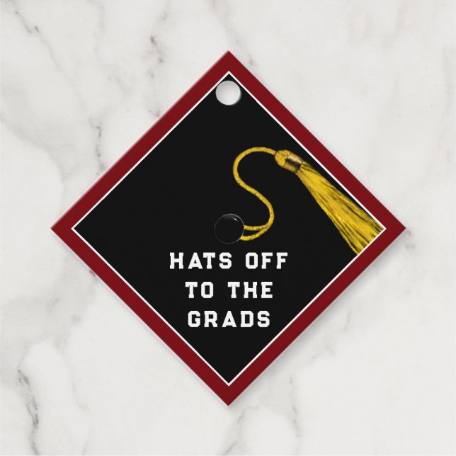 Graduation Congrats Favour Tags (Front)