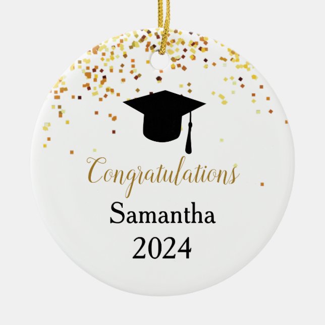 Graduation, Congrats Grad, Christmas Ornaments (Front)