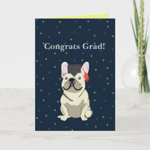 Graduation, Congrats Grad! French Bulldog Card