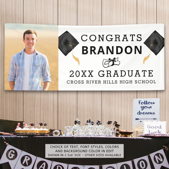 Graduation CONGRATS GRADUATE Photo Banner (Creator Uploaded)