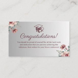 Graduation congratulations card