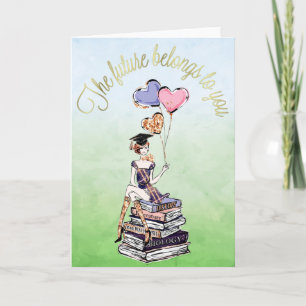 Graduation Congratulations Card for girl