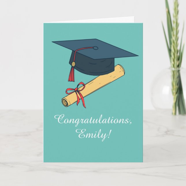 Graduation Congratulations -- Classic Card (Front)