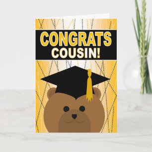 Graduation Congratulations for Cousin Card