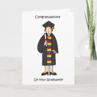 Graduation Congratulations for Lesbian Card