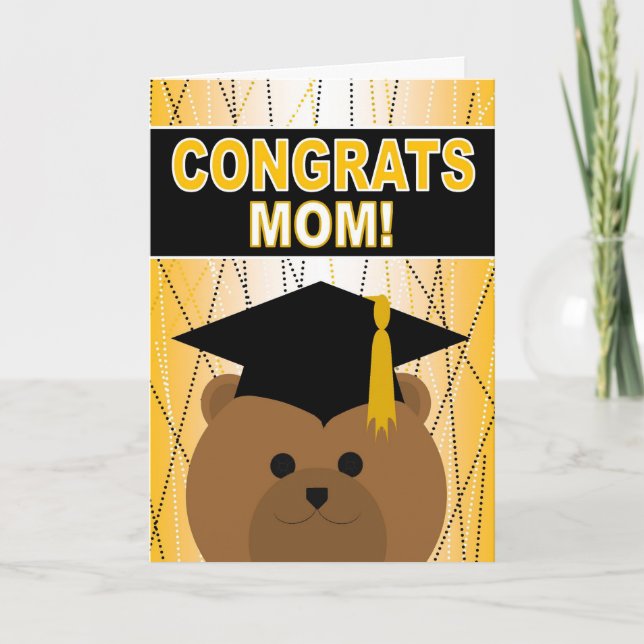 Graduation Congratulations for Mum / Mother Card (Front)