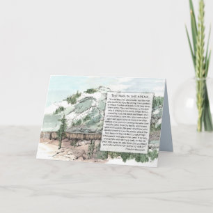 Graduation Congratulations Man in the Arena Card