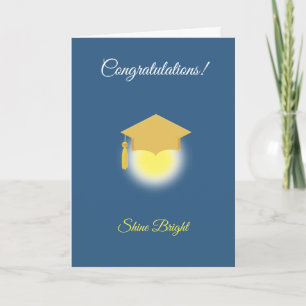 Graduation Congratulations on Award Blue Card