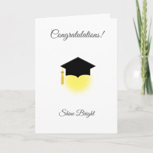 Graduation Congratulations on White Card