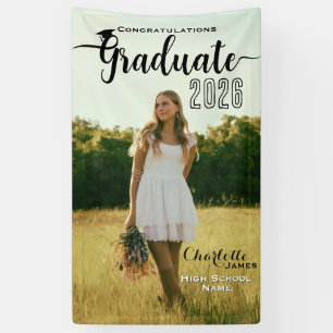 Graduation congratulations Photo banner year 2026