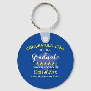 Graduation Congratulations To Our Graduate Party Key Ring