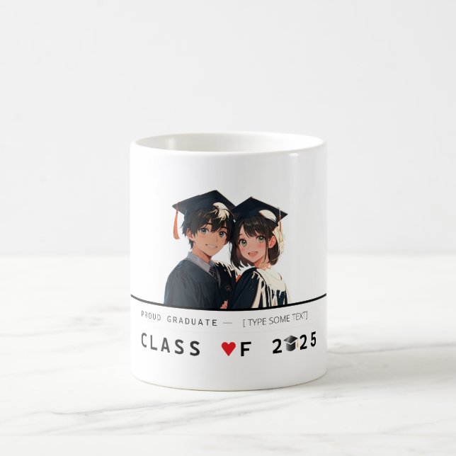 Graduation Couple mug – Customisable Design (Center)