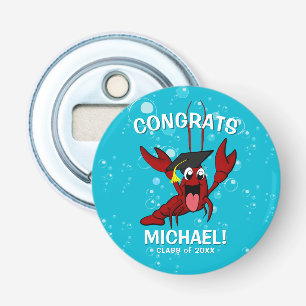 Graduation Crawfish Boil Lobster Seafood Party Bottle Opener