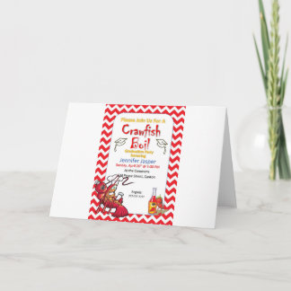 Graduation Crawfish Boil Party Invitation