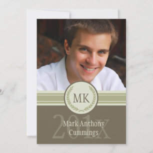 Graduation Crest Invitation