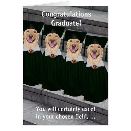 Graduation Criminal Justice Card
