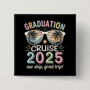 Graduation Cruise 2025 Graduate Cruising Squad 15 Cm Square Badge