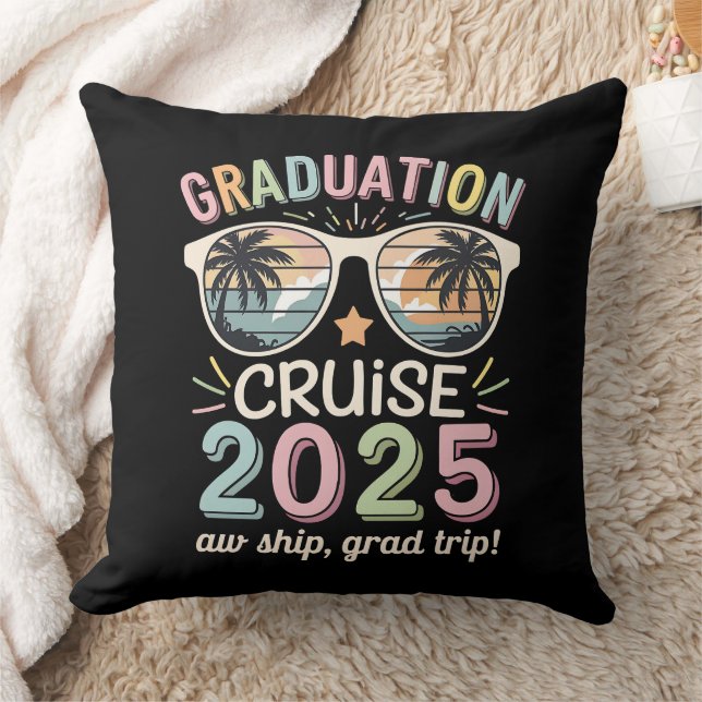 Graduation Cruise 2025 Graduate Cruising Squad Cushion (Blanket)