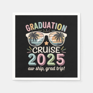 Graduation Cruise 2025 Graduate Cruising Squad Napkin