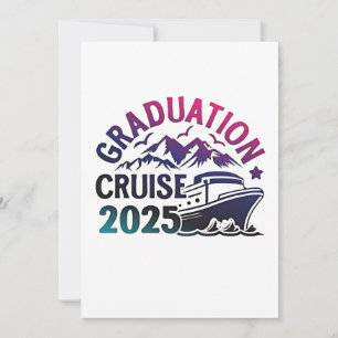 Graduation Cruise 2025 Summer Trip Matching Holiday Card