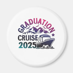 Graduation Cruise 2025 Summer Trip Matching Magnet