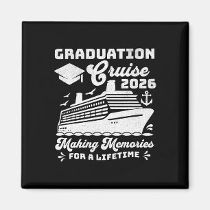 Graduation Cruise Cl Of 2026 Seniors Matching Grad Magnet