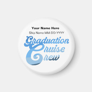 Graduation Cruise Crew Magnet