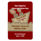 Graduation Cruise Custom Stateroom Door Marker Red