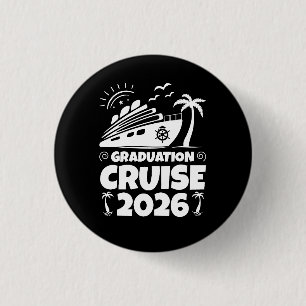 Graduation Cruise Custom Year Senior Trip Vacation 3 Cm Round Badge