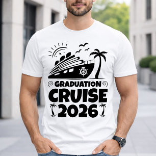 Graduation Cruise Custom Year Senior Trip Vacation T-Shirt