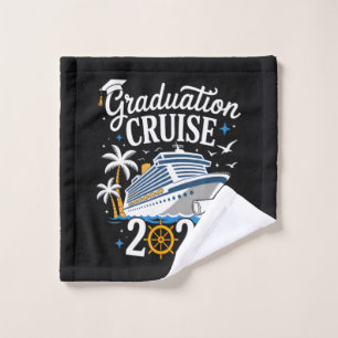 Graduation Cruise For Senior Graduates Wash Cloth