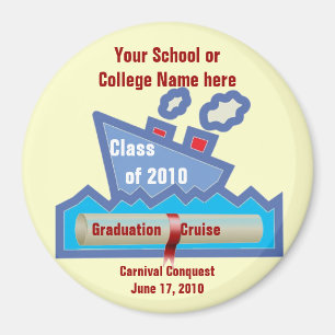 Graduation Cruise Magnet -LARGE