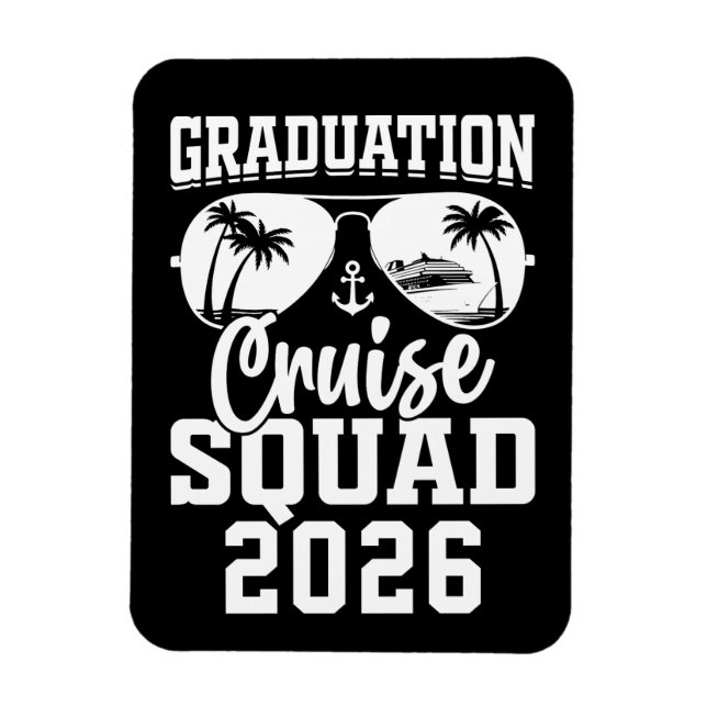 Graduation Cruise Ship Decor Stateroom Magnet (Vertical)