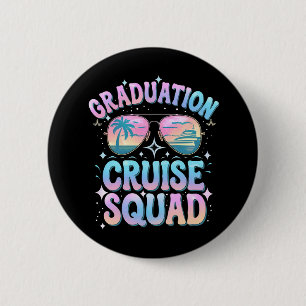 Graduation Cruise Squad Cruising Ship Retro 6 Cm Round Badge