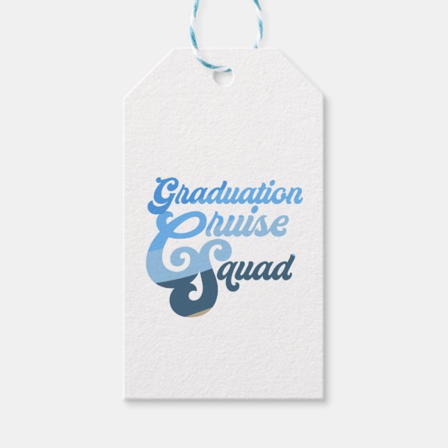 Graduation Cruise Squad Gift Tags (Front)