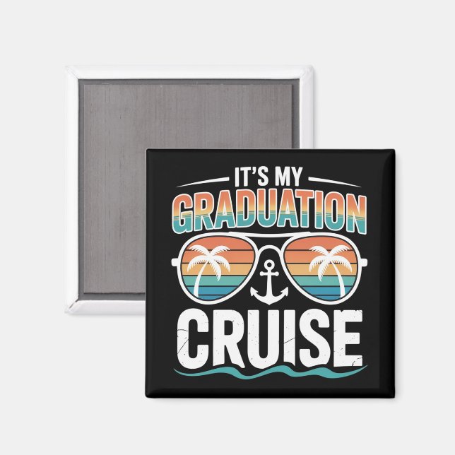 Graduation Cruise Squad Matching Trip Family Grad  Magnet (Front/Back)