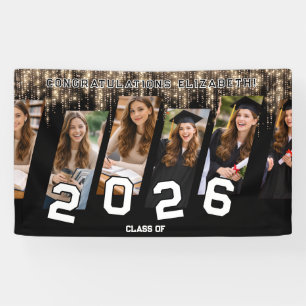 Graduation Custom Banner with Photo Collage
