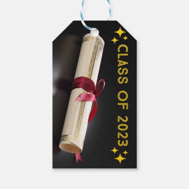 Graduation Custom Gift Tag (Front)
