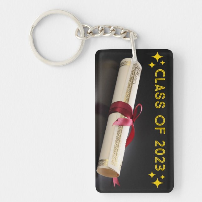 Graduation Custom Keychain (Front)