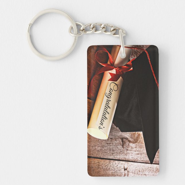Graduation custom keychain (Front)