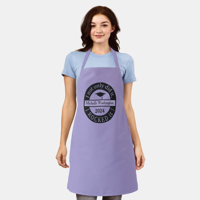Graduation custom name & year apron (Worn)